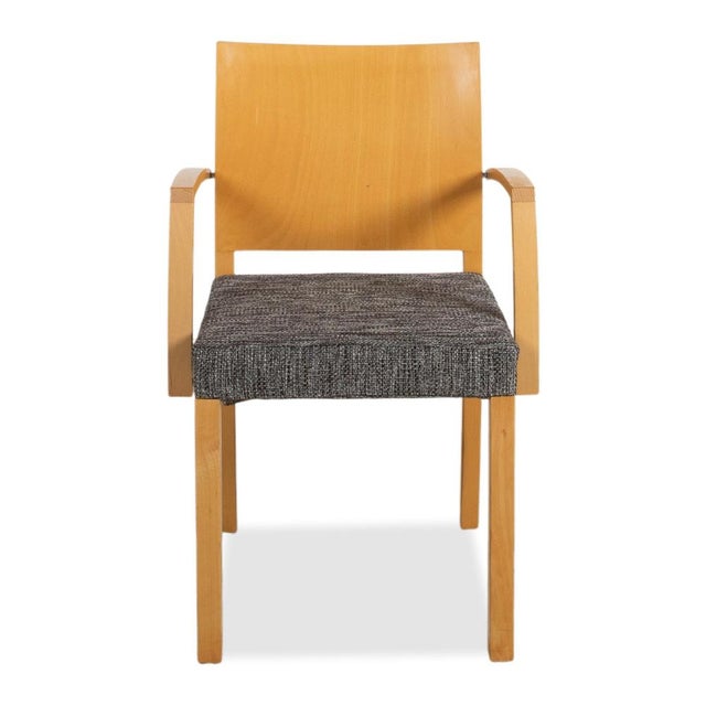 Fabric and Wood Chairs from Thonet, Set of 6 For Sale - Image 15 of 18