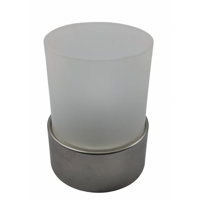 Mid-Century Modern Cylindrical Table Lamp with Diffused Light, Italy, 1970s For Sale - Image 3 of 8