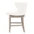 White Milton Swivel Counter Stool For Sale - Image 8 of 13