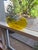 Mid-Century Modern Early 20th Century Yellow Glass Canoe in the Style of Steuben Glass For Sale - Image 3 of 3