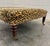 George Smith George Smith Standard Style Leopard Ottoman For Sale - Image 4 of 6