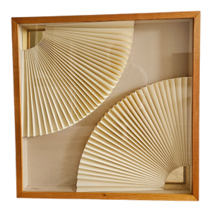 1970s Greg Copeland Original Artwork Abstract Layered Paper Wall Sculpture