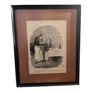Honoré Daumier Original Lithograph "Tout Ce Qu’on Voudra" Pl. 55 – Delteil 1699 For Sale