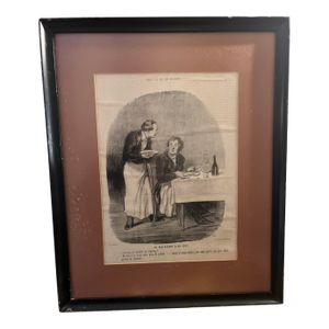 Honoré Daumier Original Lithograph "Tout Ce Qu’on Voudra" Pl. 55 – Delteil 1699