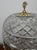 Vintage French Style Crystal Table Lamp in Brass For Sale - Image 3 of 16