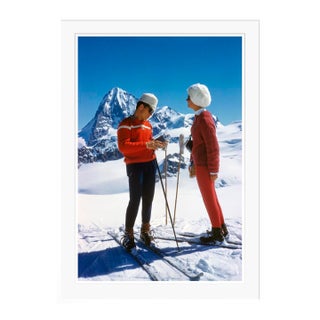 Toni Frissell 'Skiing the Haute Route' Archival Pigment Print Framed in White For Sale