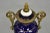 Vintage French Victorian Style Hand Painted Cobalt Blue Decorative Porcelain Urn For Sale In Philadelphia - Image 6 of 12