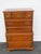 Tall Solid Maple Chest of Drawers 6655 For Sale - Image 13 of 14
