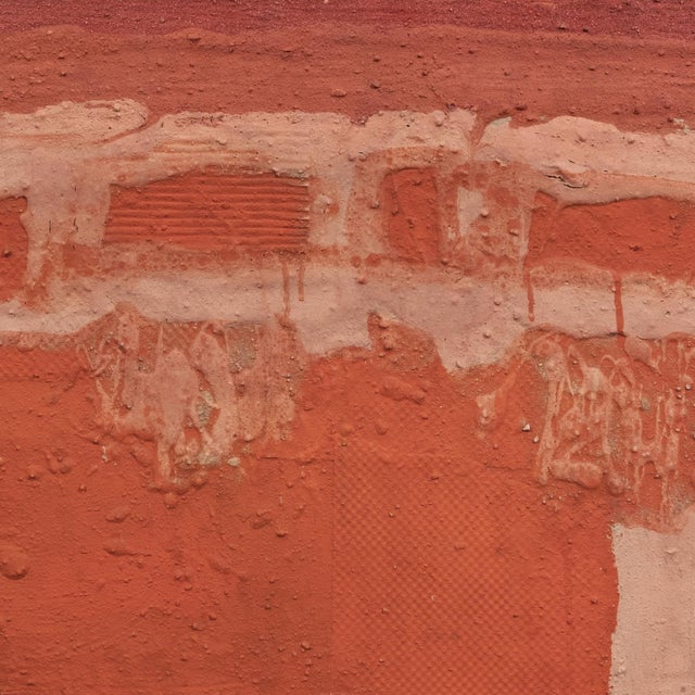 'Sun Glow' by Lundy Siegriest, Mid-Century Large Abstract in Saffron and Rust, San Francisco Bay Area For Sale In Monterey, CA - Image 6 of 10