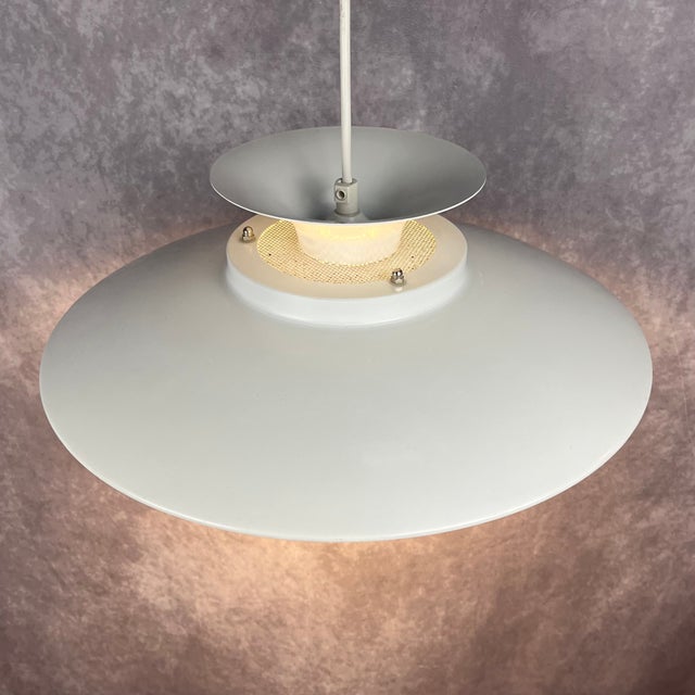 1990s Danish White Ceiling Lamp from Belid, 1990s For Sale - Image 5 of 12