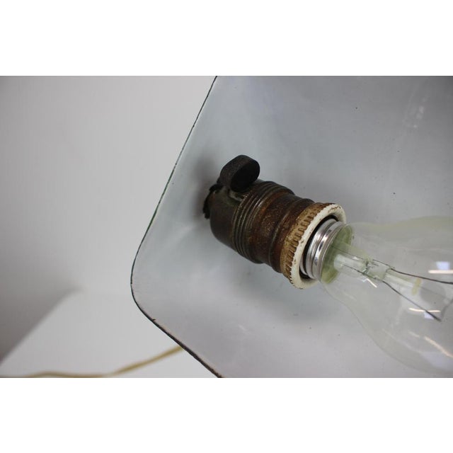 Art Deco Banker Table Lamp, Czechoslovakia, 1930s For Sale - Image 4 of 10