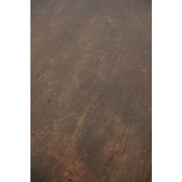 Antique English Wooden Hexagonal Top Turning Book Table, 19th Century For Sale - Image 5 of 17