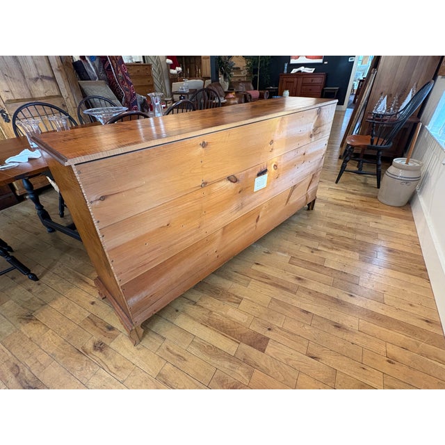 Estate Dr Dimes Custom Tiger Maple Sideboard For Sale - Image 11 of 12