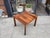 Brick Red 1980s Rosewood Side Table For Sale - Image 8 of 12