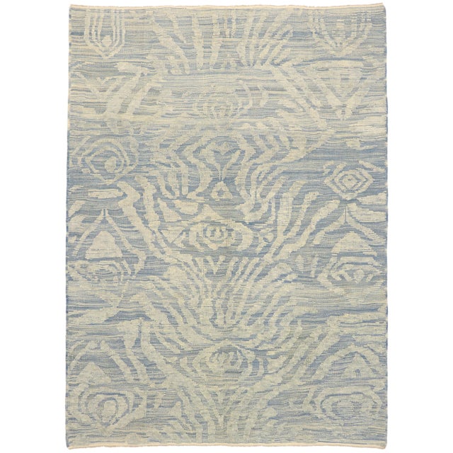 Early 21st Century Vintage Turkish High-Low Textured Rug, 08'09 X 12'00 For Sale - Image 9 of 9