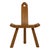 Mid-Century Modern Spanish Brutalist Tripod Chair in Oak For Sale - Image 14 of 14