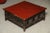 Small 19th Century Chinese Bamboo With Red Lacquered Top Coffee Table For Sale - Image 10 of 11