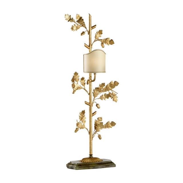 Chelsea House Inc Chelsea House Oak Leaf Lamp, Left For Sale - Image 4 of 4