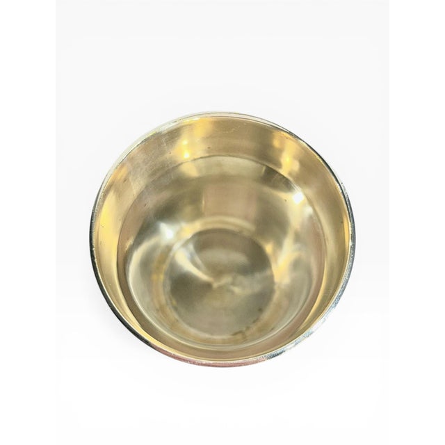 Art Deco French Silver Plate Small Cups Matchstick Holders - Set of 3 For Sale - Image 6 of 13