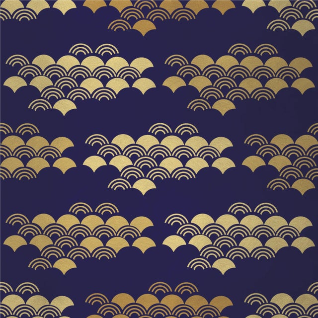 Contemporary Japanese Fabric Wallcovering by Chiara Mennini for Midsummer-Milano For Sale - Image 3 of 3