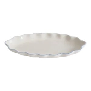 Le Marais Scallop Bath Accessories - Tray, Cornflower Blue