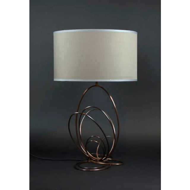 Contemporary Ellipse 2 Table Lamp by Atelier Demichelis For Sale - Image 3 of 6