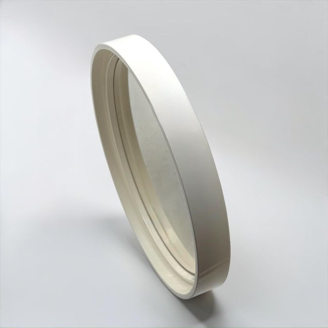 Space Age Round Plastic Wall Mirror from Gilac, France, 1970s For Sale - Image 4 of 12