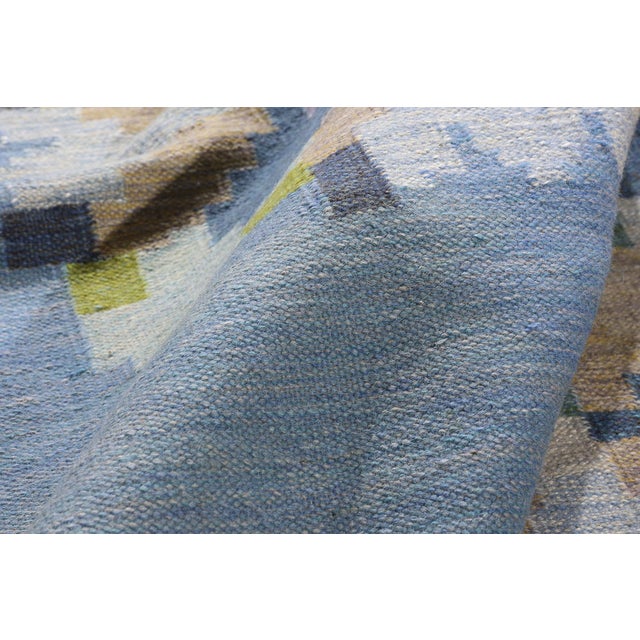 Textile Ingegerd Silow Vintage Swedish Rollakan Rug, 04'07 X 06'08 For Sale - Image 7 of 11