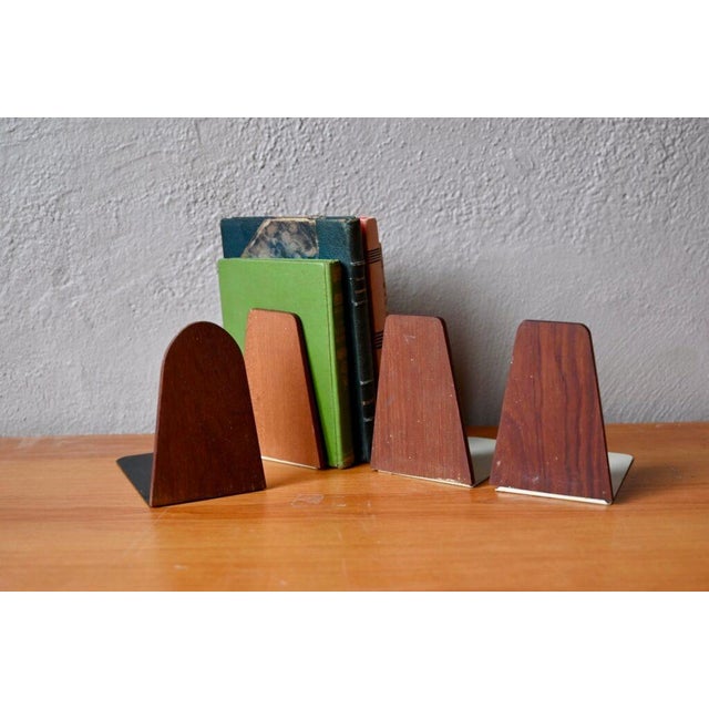 Vintage Scandinavian Bookends, 1960s, Set of 4 For Sale - Image 4 of 8