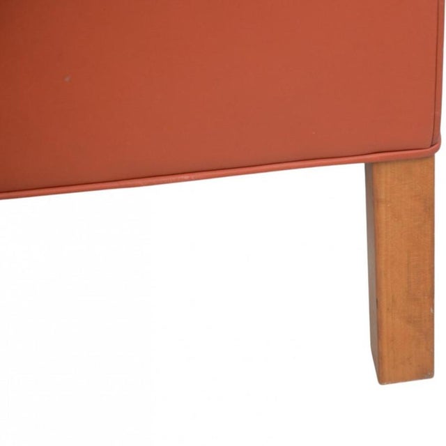 Model 2212 2-Seater Sofa in Cognac Leather by Børge Mogensen, 1997 For Sale - Image 11 of 18