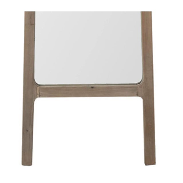 2020s Tapered Wood Floor Mirror For Sale - Image 5 of 5