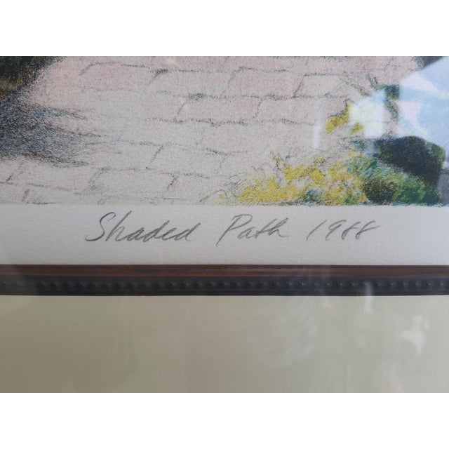 Modern Framed Artist Proof 1988 "Shaded Path" Signed: Harold Altman For Sale - Image 3 of 4