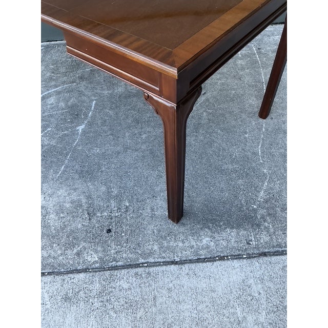 Vintage Baker Extendable Dining Table For Sale - Image 10 of 12