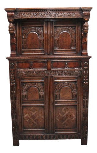 Early 20th Century Oak Court Cupboard, 1920s