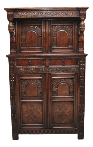 Early 20th Century Oak Court Cupboard, 1920s