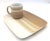 1970s 1970s Otagiri Stoneware Breakfast and Snack Set for 2, 4 Pieces For Sale - Image 5 of 13