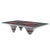 Metal "Gravitazione" Coffee Table With Mirror Polish Stainless, Handcrafted For Sale - Image 7 of 9