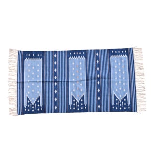 Periwinkle Rug, 9x12, Blue & Baby Blue For Sale