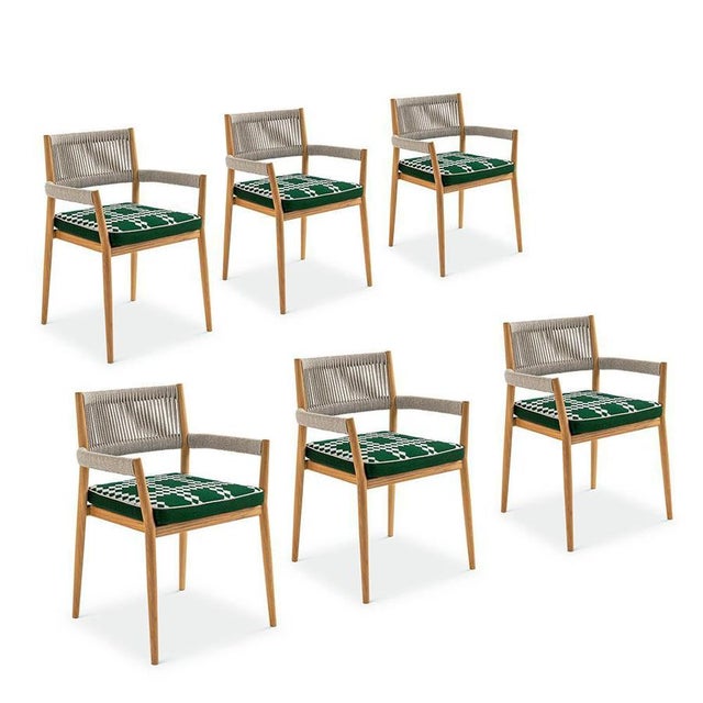 Outdoor chairs designed by Rodolfo Dordoni in 2020. Manufactured by Cassina in Italy. The Dine Out collection of furniture...
