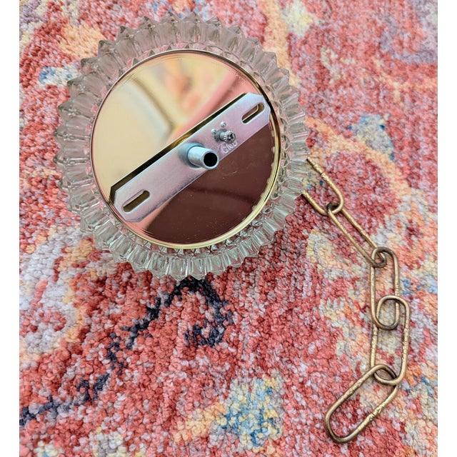 Vintage Hollywood Regency Crystal Chandelier Five Light Pineapple For Sale - Image 12 of 14