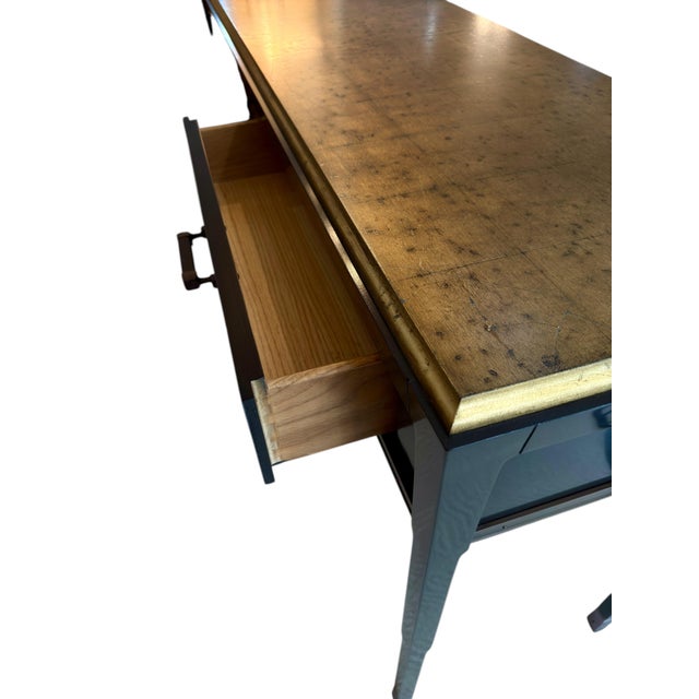 Gold Rill Hall Console Table by Bill Sofield for Baker For Sale - Image 8 of 9