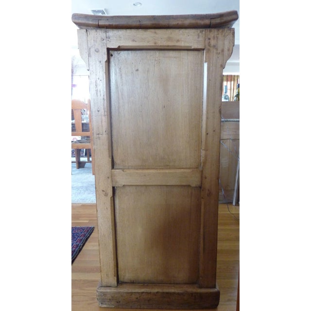 Antique English Pub Pine and Wrought Iron Shelving For Sale In New York - Image 6 of 8