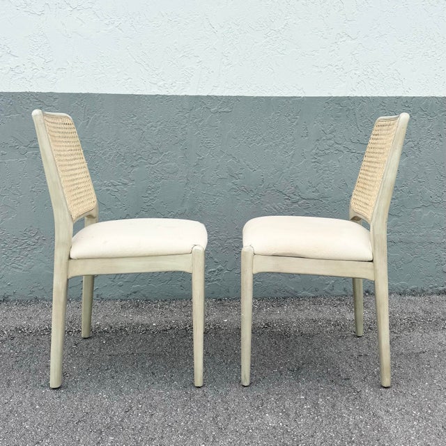 Safavieh Safavieh Reinhardt Rattan Dining Chairs - Set of 6 For Sale - Image 4 of 12