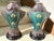 This is a Pair of Antique Chinese Koi Fish Vases, Sancai Glazed in the Tang Dynasty Style. Circa 1930, excellent...