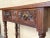 Catalan Carved Walnut Console Table with Drawers, Spain, Early 20th Century For Sale - Image 11 of 12