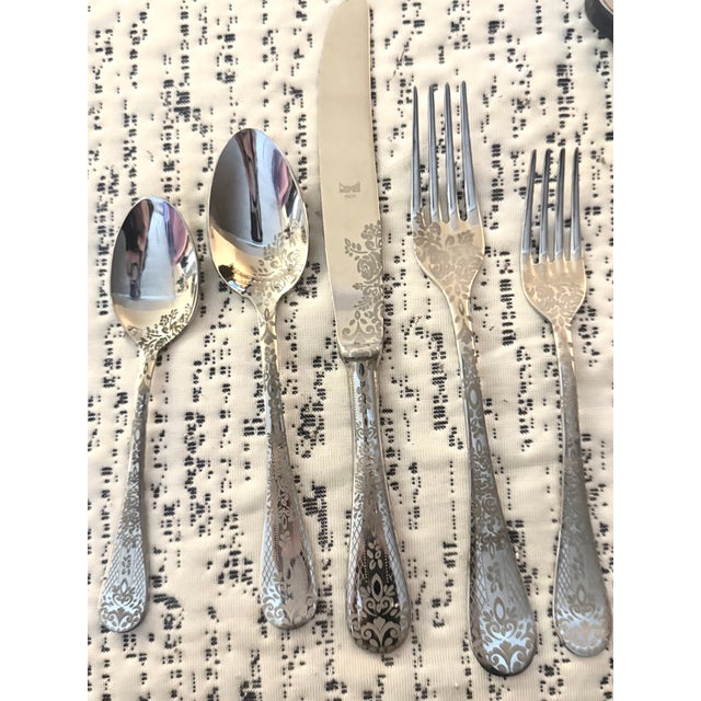 Louise Jenkins for Mepra Italy Casablanca Silverware Stainless Steel - Set of 20 For Sale - Image 9 of 9