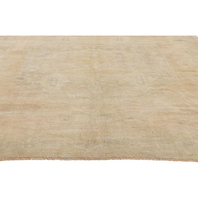 Vintage Turkish Oushak Rug, 06'03 X 09'03 For Sale - Image 4 of 10