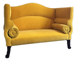 George Smith Mohair Velvet Ryan Sofa