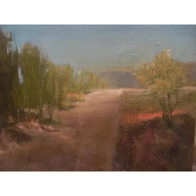 Late 20th Century Impressionistic Desert Landscape Painting For Sale - Image 4 of 6