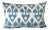 Contemporary Silk Ikat Decorative Pillow Cover For Sale